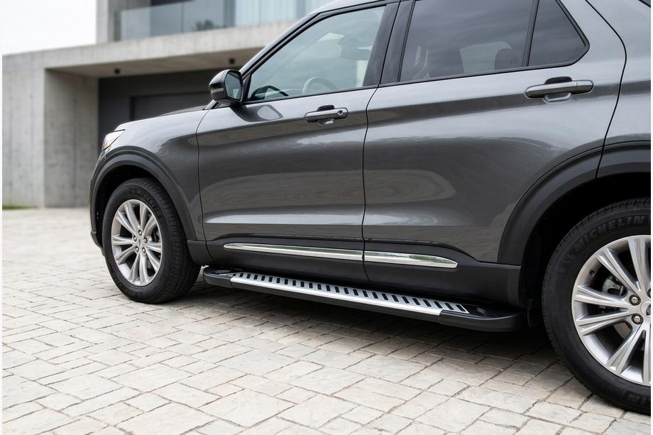 Ford Explorer 2019– Sidetrin Line (2 stk., aluminium) Image