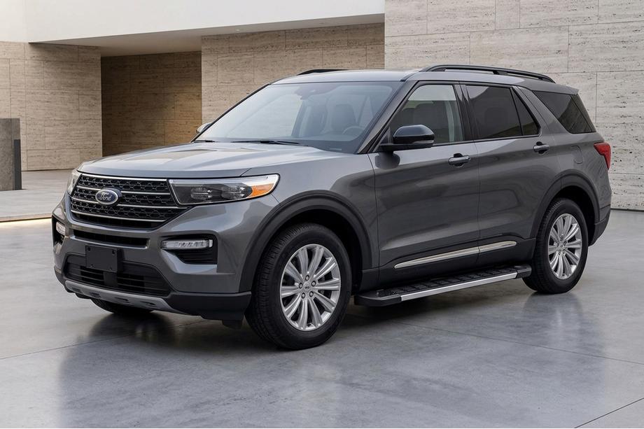 Ford Explorer 2019– RedLine sidetrin (2 stk., aluminium) Image
