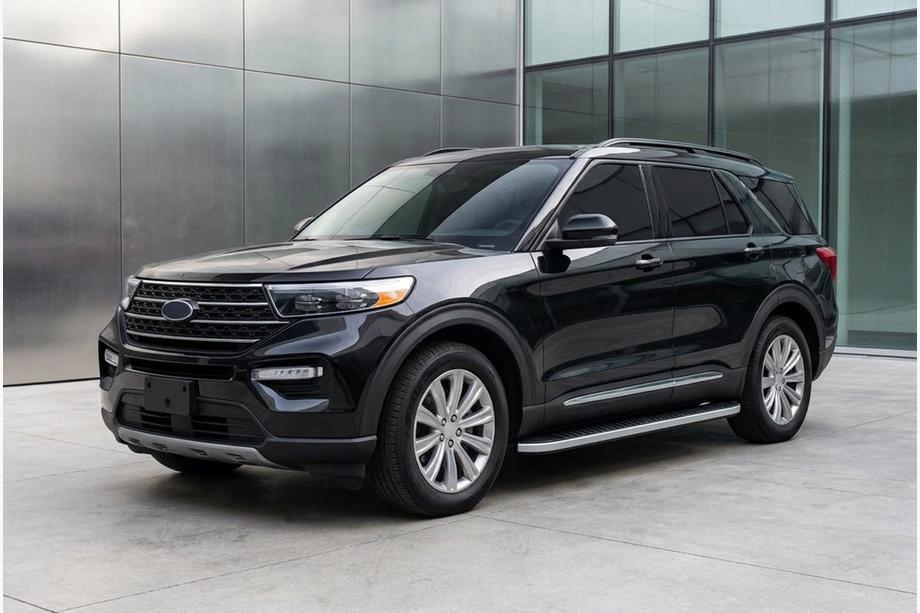 Ford Explorer 2019– Sidetrin Tayga Grey (2 stk., aluminium) Image