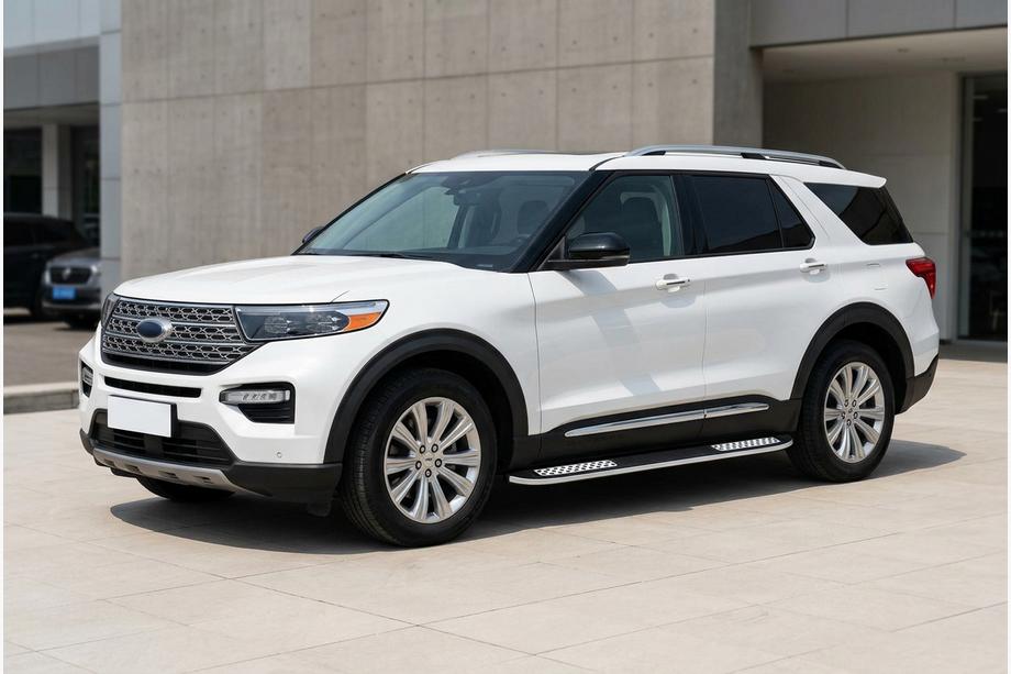 Ford Explorer 2019– Sidetrin Tayga V2 (2 stk., aluminium) Image
