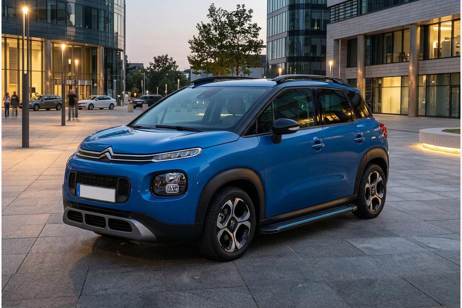 Citroen C-3 Aircross 2017–2024 Maya Blue sidetrin (2 stk., aluminium) Image