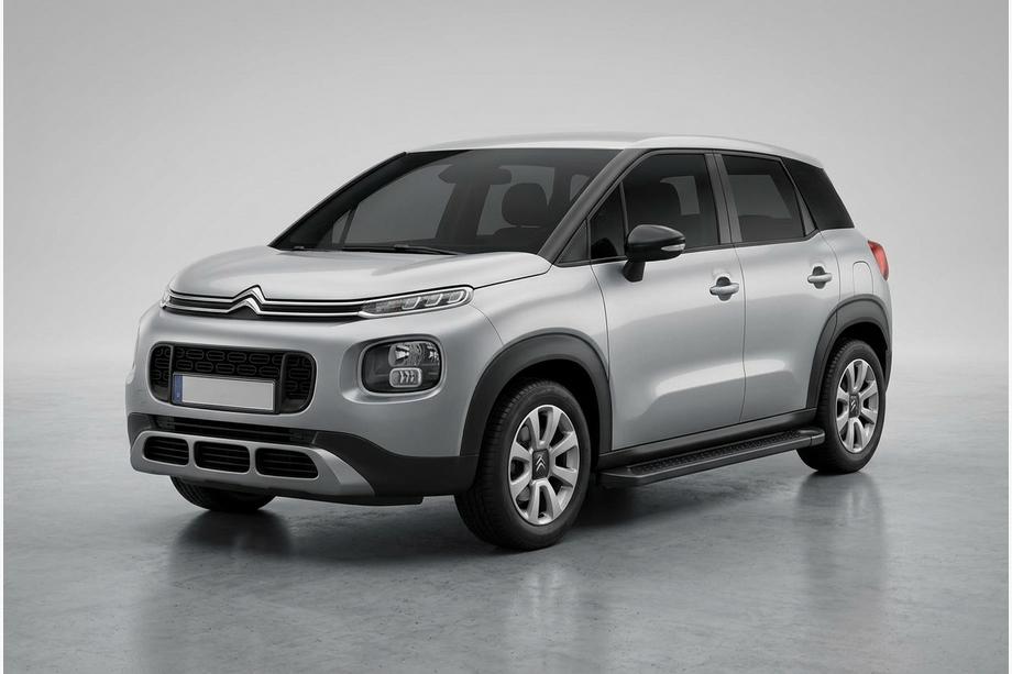 Citroen C-3 Aircross 2017–2024 Allmond Black sidetrin (2 stk., aluminium) Image