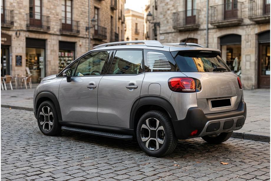 Citroen C-3 Aircross 2017–2024 Sidetrin Tayga Black (2 stk., aluminium) Image