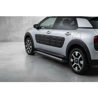 Sidetrin Vision New Black (2 stk., aluminium) foto 1