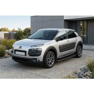 Sidetrin Tayga Black (2 stk., aluminium) foto 1