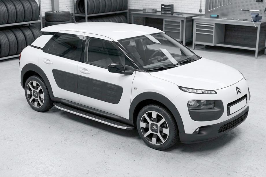 Citroen Cactus 2014–2020 Sidetrin Fullmond (2 stk., aluminium) Image