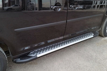 Volkswagen Caddy 2020– Sidetrin Allmond Grey (2 stk., aluminium) Maxi hjulbase foto 1