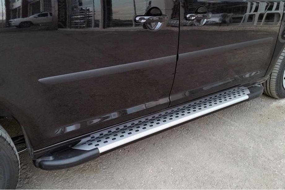 Volkswagen Caddy 2020– Sidetrin Allmond Grey (2 stk., aluminium) Maxi hjulbase Image