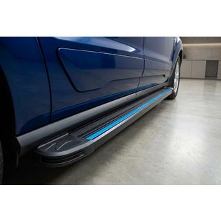 Maya Blue sidetrin (2 stk., aluminium) foto 1