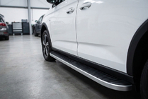 Volkswagen Caddy 2020– Sidetrin Tayga Grey (2 stk., aluminium) Maxi hjulbase foto 1