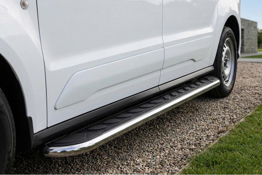 Volkswagen Caddy 2020– Maydos V1 sidetrin (2 stk., aluminium ↗ rustfrit stål) Maxi hjulbase Image