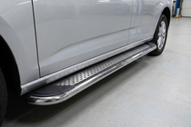Volkswagen Caddy 2020– Sidetrin Maydos V2 (2 stk., aluminium ↗ rustfrit stål) foto 1