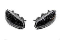 Volkswagen Golf 6 2008–2014 Forlygter Black (2 stk., LED) foto 1