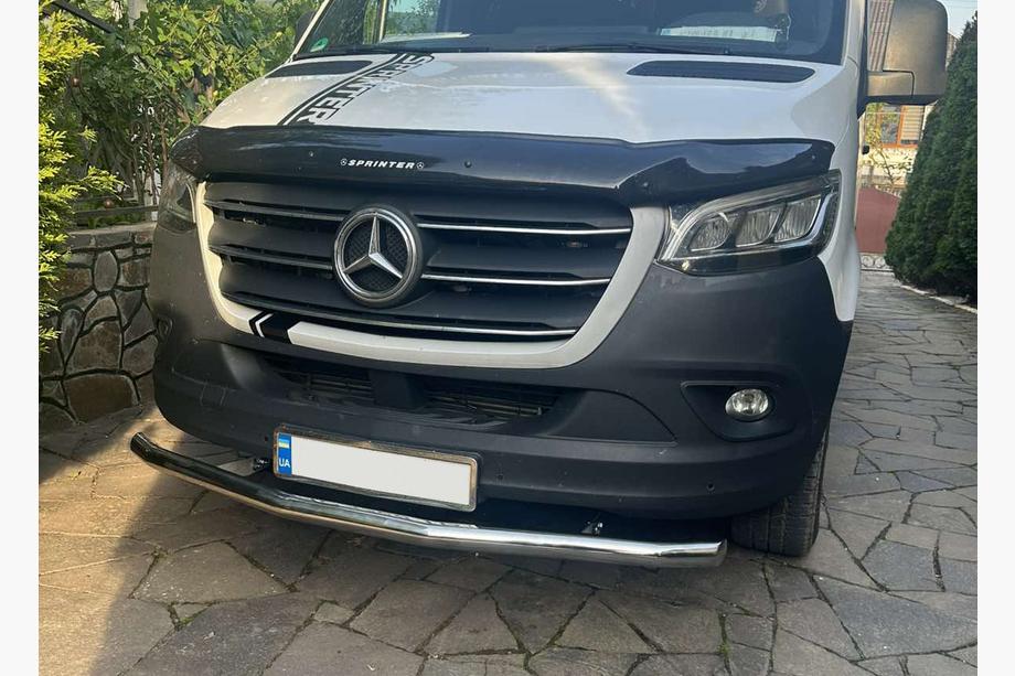 Mercedes Sprinter W907/W910 2018– Frontbøjle ST008 (rustfrit stål) Image