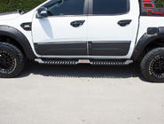 Volkswagen Amarok 2010–2022 Sidetrin Dakar V2 uden LED (2 stk., metal) foto 2