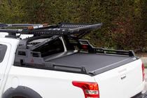 Volkswagen Amarok 2010–2022 Rollbar med kurv Dakar (til rullecover) foto 1