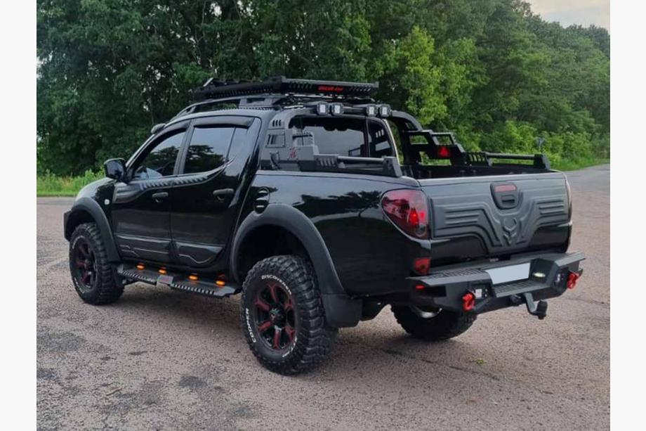 Mitsubishi L200 2006–2015 Kurv til Dakar rollbar (100x100 cm) Foto 16