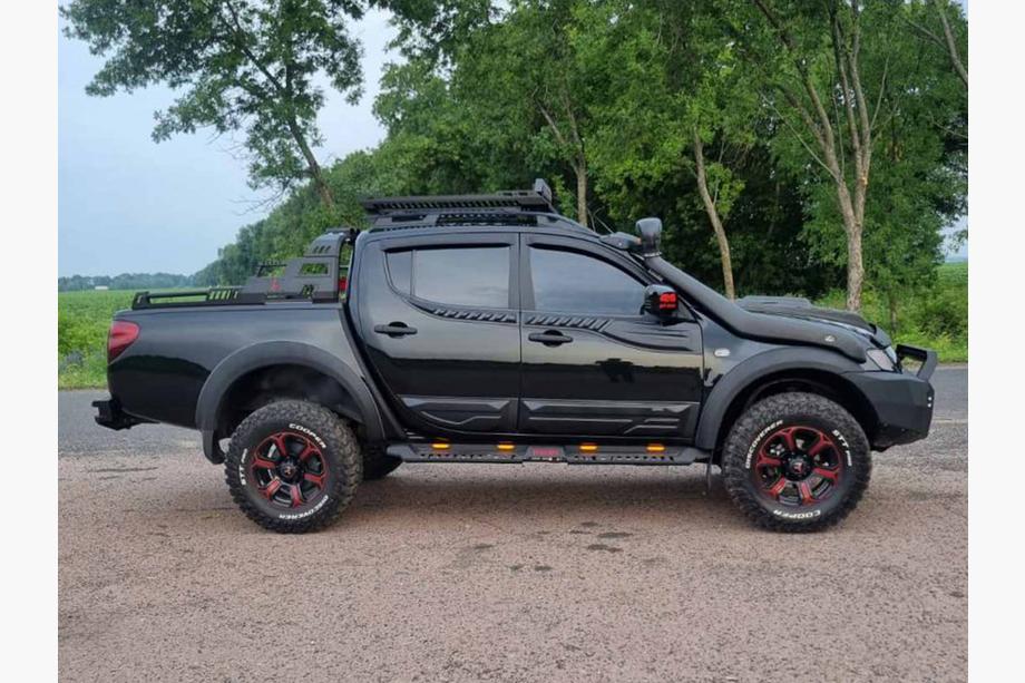 Mitsubishi L200 2006–2015 Kurv til Dakar rollbar (100x100 cm) Foto 15