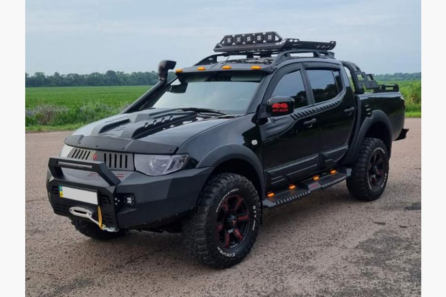 Mitsubishi L200 2006–2015 Kurv til Dakar rollbar (100x100 cm) Foto 12