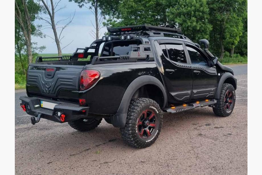 Mitsubishi L200 2006–2015 Kurv til Dakar rollbar (100x100 cm) Foto 9