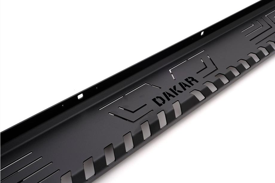 Isuzu D-Max 2002–2011 Dakar V1 sidetrin uden LED (2 stk., metal) Foto 3