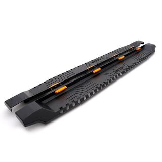 Sidetrin Dakar V1 med LED (2 stk., metal) foto 1