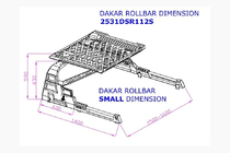 Fiat Fullback 2016– Rollbar med bagagekurv Dakar foto 5