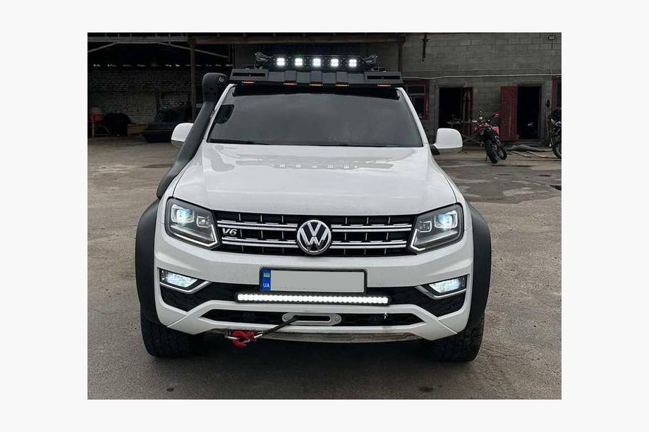 SsangYong Musso II 2018– Forrudevisir til tagbagagebærer DAKAR (LED) Image