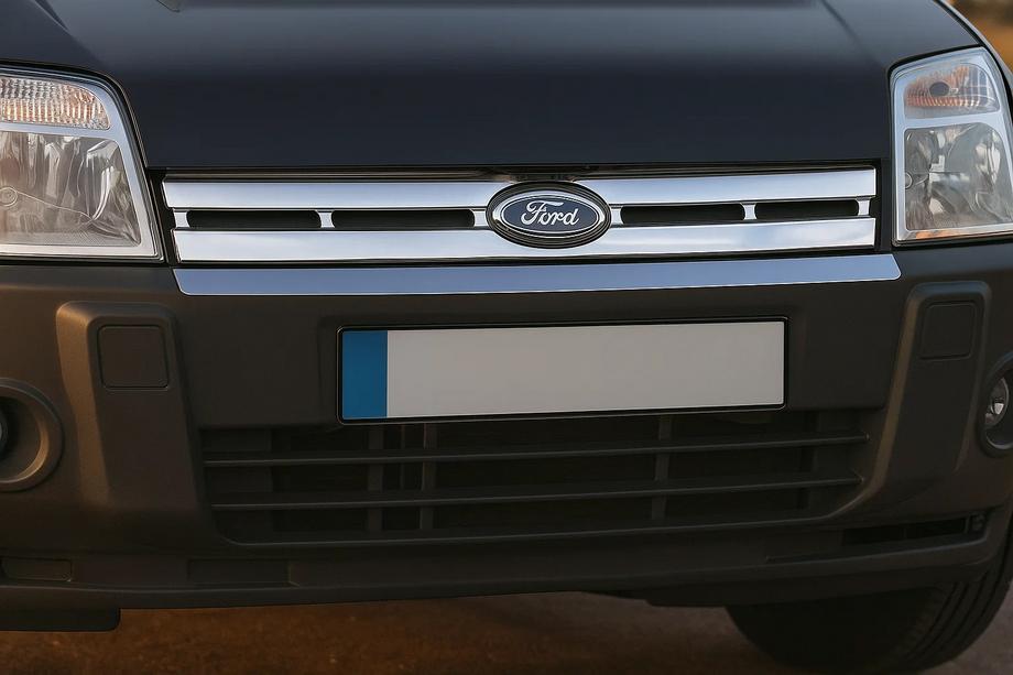 Ford Connect 2006–2009 Rustfri stål lister til kølergrill OmsaLine - italiensk rustfrit stål Image