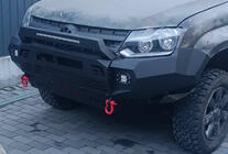Volkswagen Amarok 2010–2022 Frontkofanger Dakar foto 3