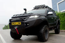 Mitsubishi L200 2015–2024 Forreste kofanger med motorbeskyttelse Dakar (2019+) foto 1