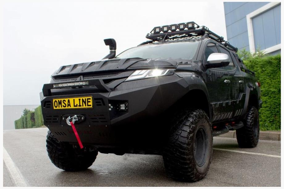 Mitsubishi L200 2015–2024 Forreste kofanger med motorbeskyttelse Dakar (2019+) Image