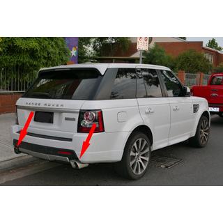 Udstødningsenderør V2 (2 stk., rustfrit stål) Range Rover Sport 2005–2013 foto 1