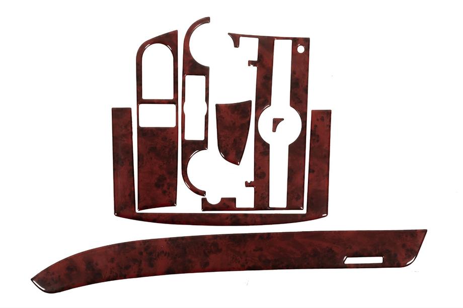 Chevrolet Aveo T250 2005–2011 Instrumentbordslister (lille sæt) Aluminium Image