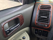 Honda Civic Sedan VII 2001–2006 Dekor til instrumentbord Carbon foto 2