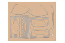 Honda CRV 2012–2016 Dekor til instrumentbord Aluminium foto 1
