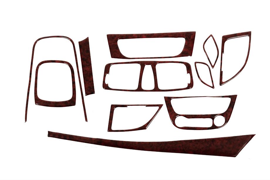 Renault Megane III 2009–2016 Instrumentbrætpanel-indsatser (Meric) Trælook Image