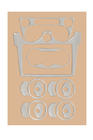 Daewoo Matiz 1998–2008 Instrumentbordspanel covers (2005-2008) V1 foto 1