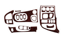 Kia Shuma 1998–2001 Dekor til instrumentbord Aluminium foto 1