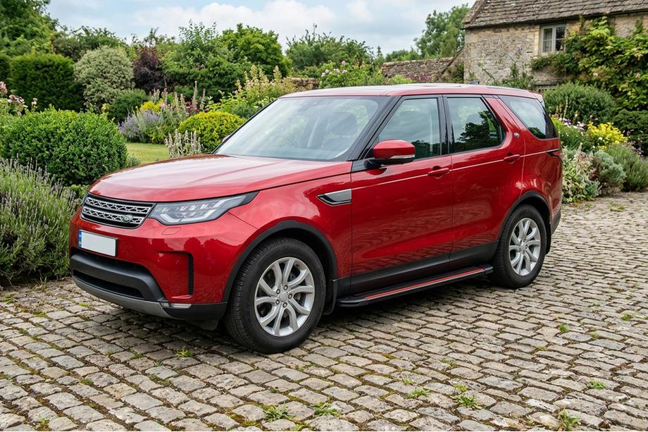 Land Rover Discovery V 2017– Sidetrin Maya Red (2 stk., aluminium) Image