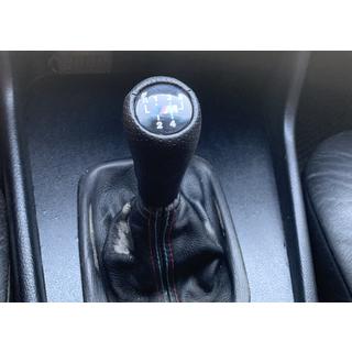 Gearknop V2 5-trins (kunstlæder, sort glat) BMW 5-serie E34 1988–1995 foto 1