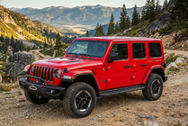 Jeep Wrangler 2018– Sidetrin Bosphorus Black (2 stk., aluminium) foto 1