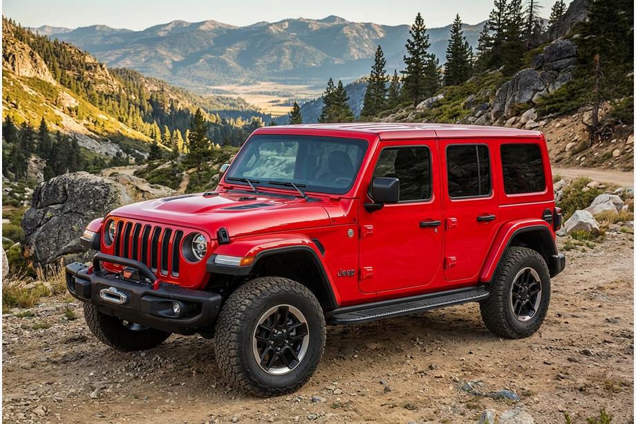 Jeep Wrangler 2018– Sidetrin Bosphorus Black (2 stk., aluminium) Image