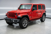 Jeep Wrangler 2018– Sidetrin Maya Red (2 stk., aluminium) foto 1