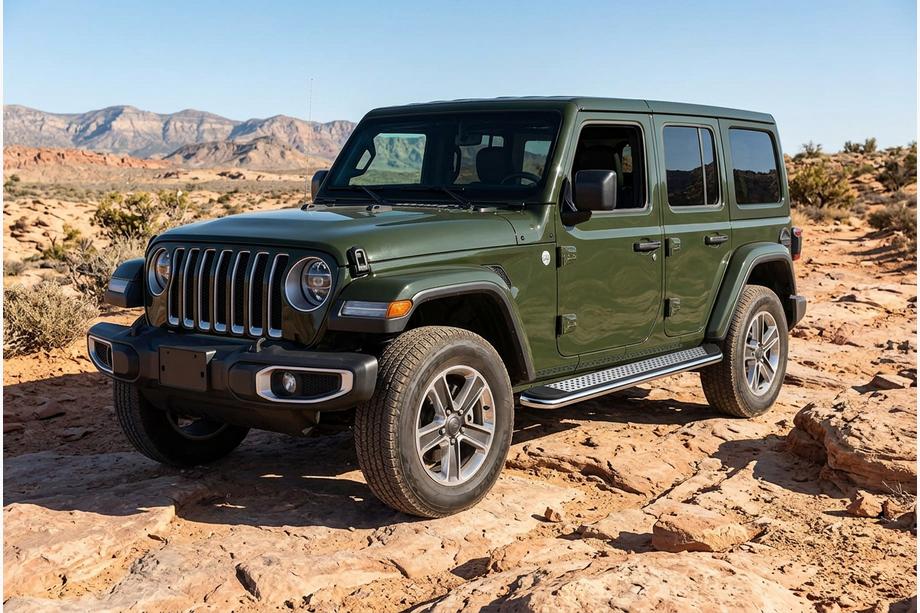 Jeep Wrangler 2018– Sidetrin Maydos V2 (2 stk., aluminium) Image