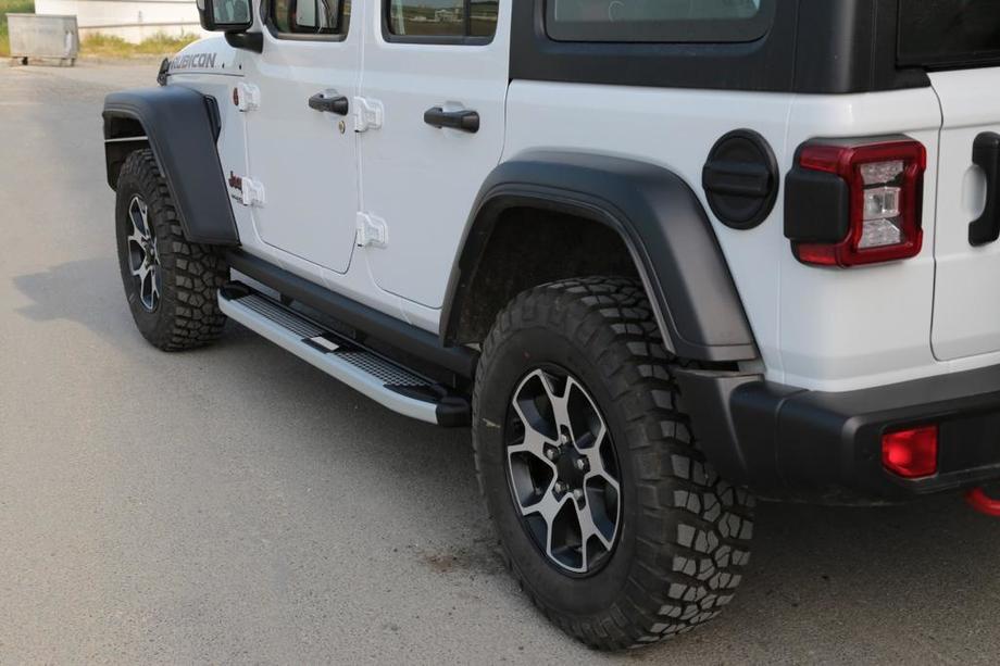 Jeep Wrangler 2018– Mevsim Grey sidetrin (2 stk., aluminium) Image