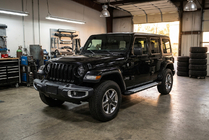 Jeep Wrangler 2018– Sidetrin Allmond Grey (2 stk., aluminium) foto 1