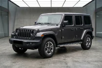 Jeep Wrangler 2018– BlackLine sidetrin (2 stk., aluminium) foto 1