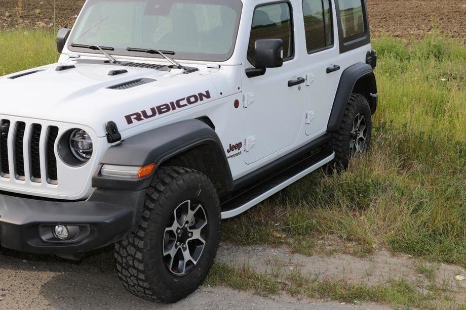 Jeep Wrangler 2018– Sidetrin Tayga Grey (2 stk., aluminium) Image