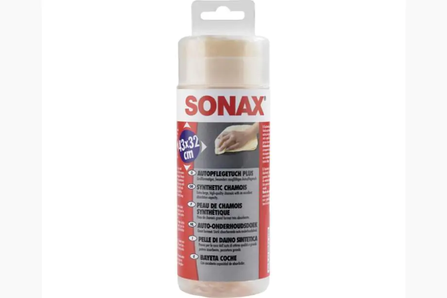 Sonax syntetisk vaskeskind i tube 43x32 cm Foto 3